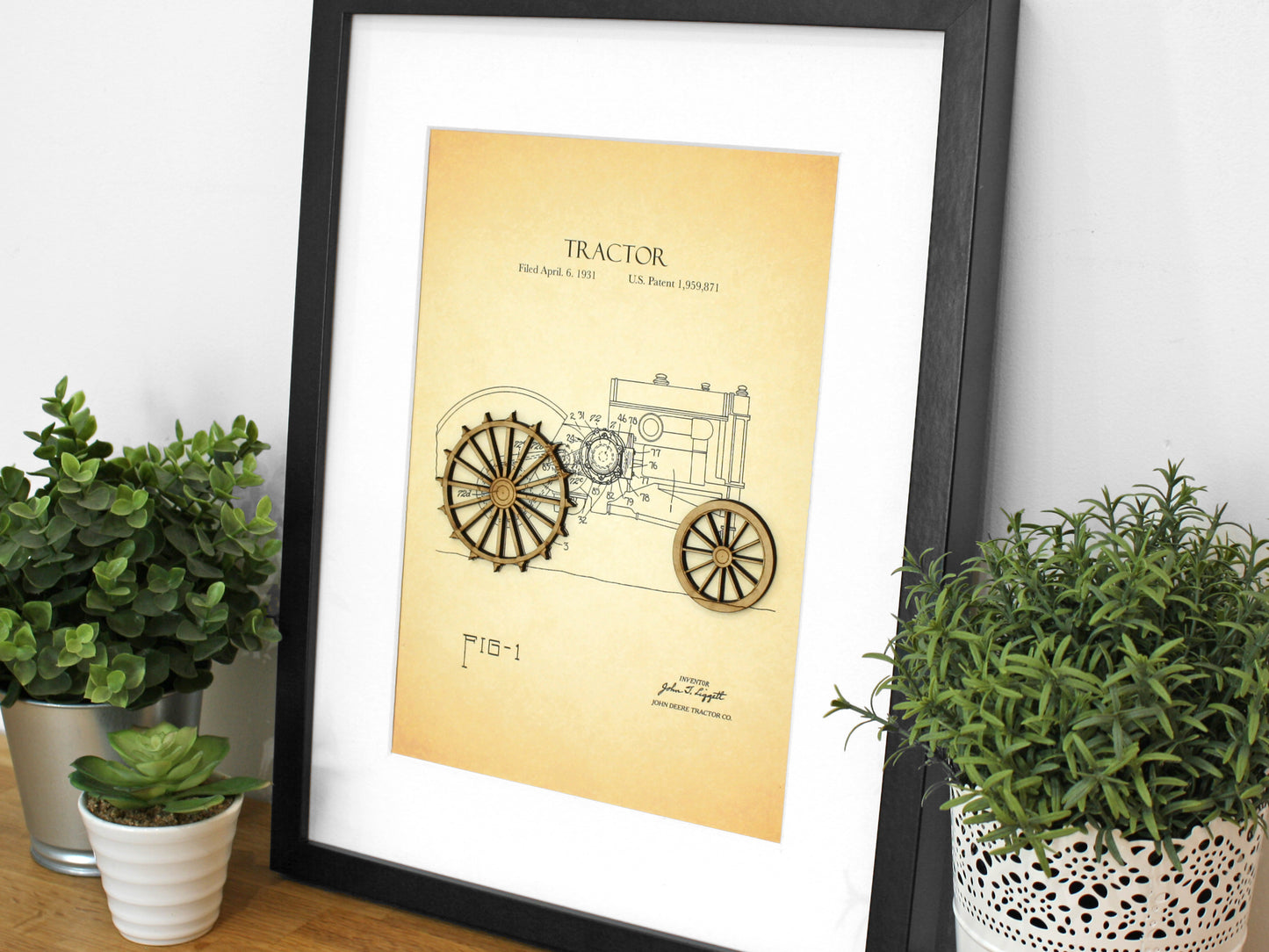 Tractor Art, Farmer Gifts