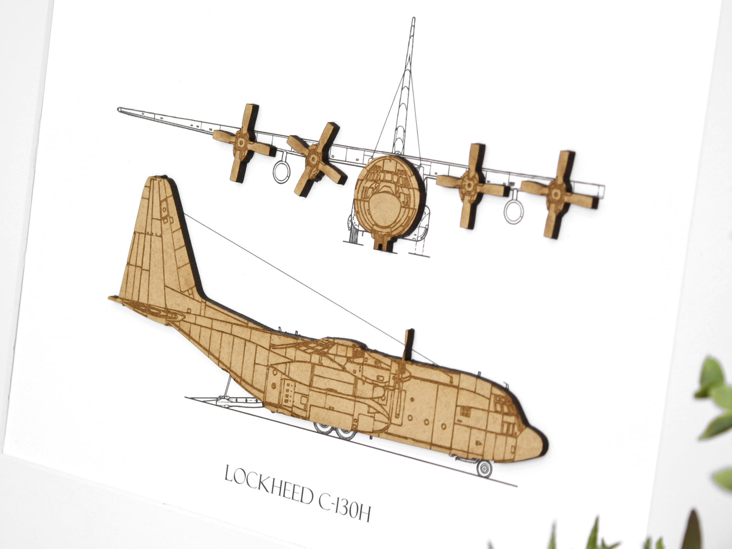 Lockheed C-130H aviation art