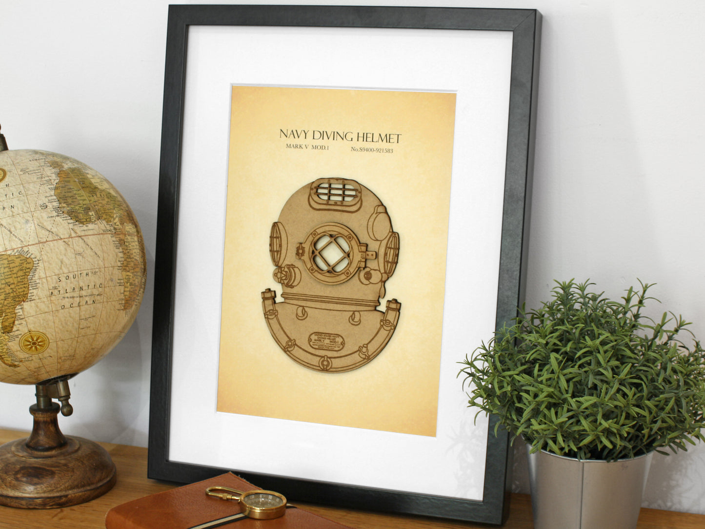 diving helmet Mark V patent art
