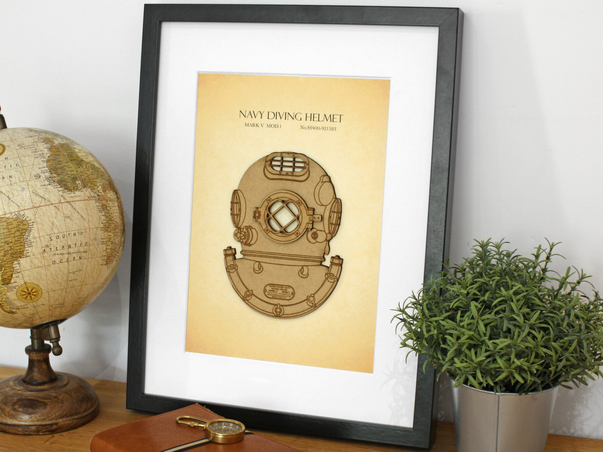 diving helmet Mark V patent art