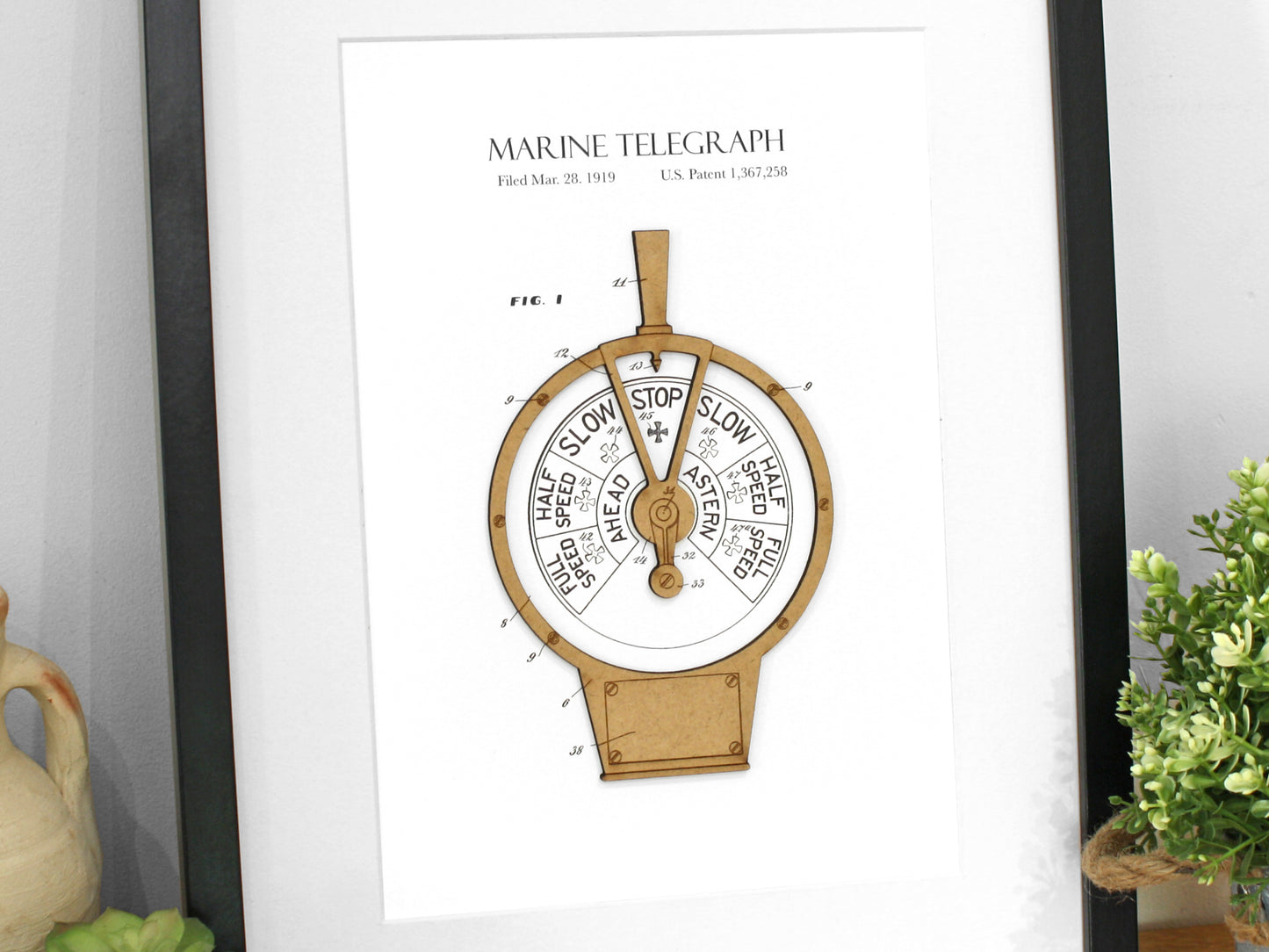 Marine Telegraph Patent, Nautical Art