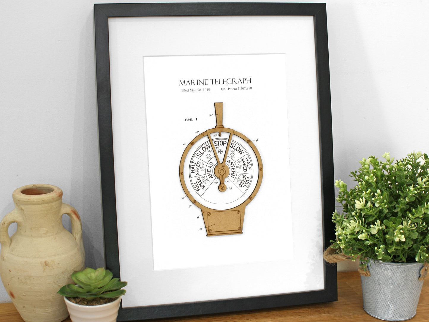 Marine Telegraph Patent, Nautical Art