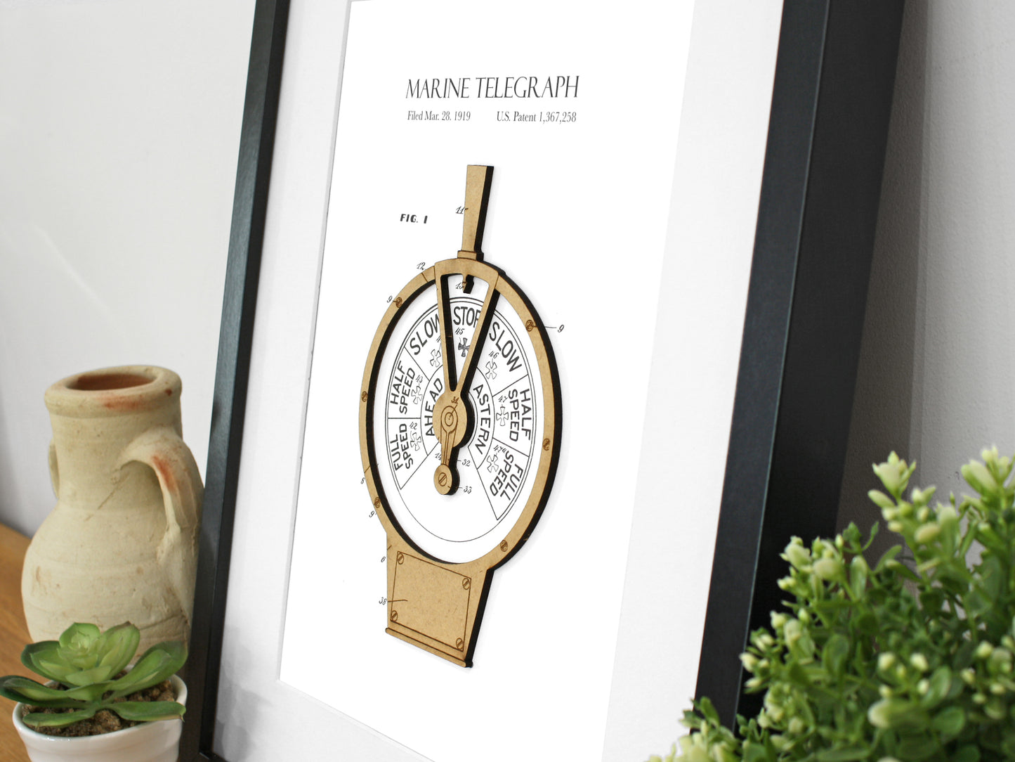 Marine Telegraph Patent, Nautical Art