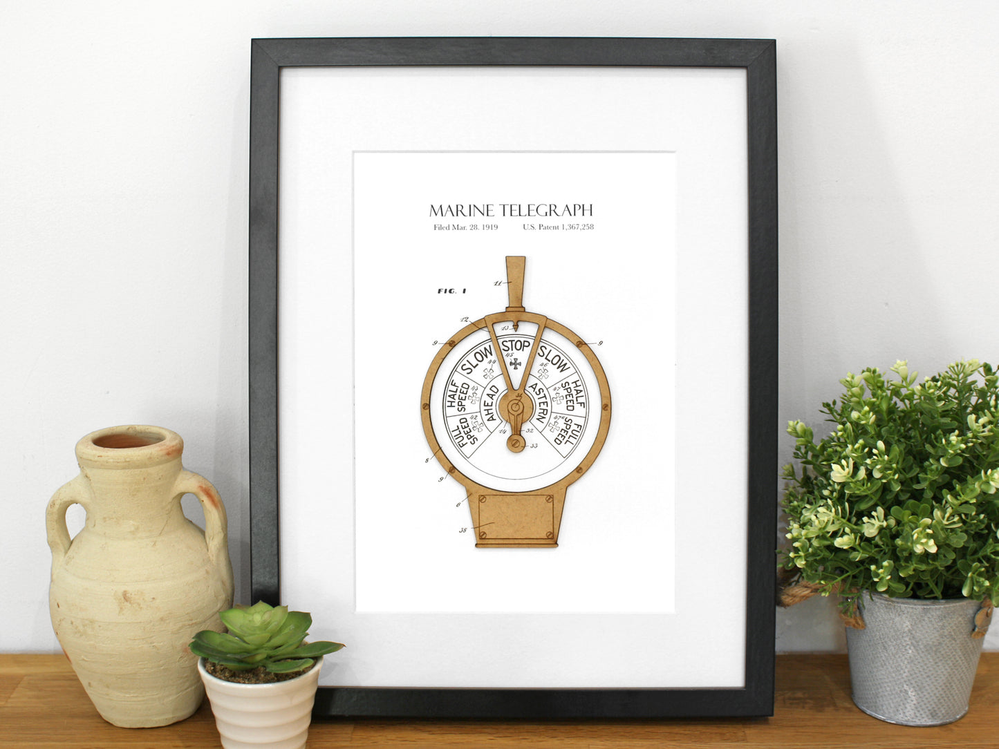 Marine Telegraph Patent, Nautical Art