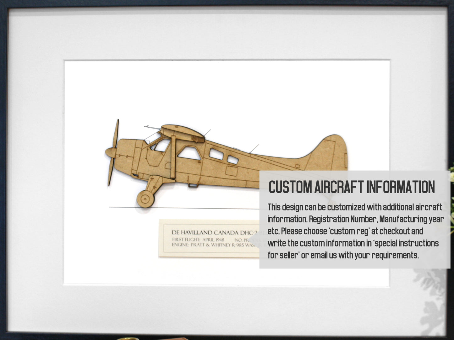 custom DHC-2 Beaver aviation art