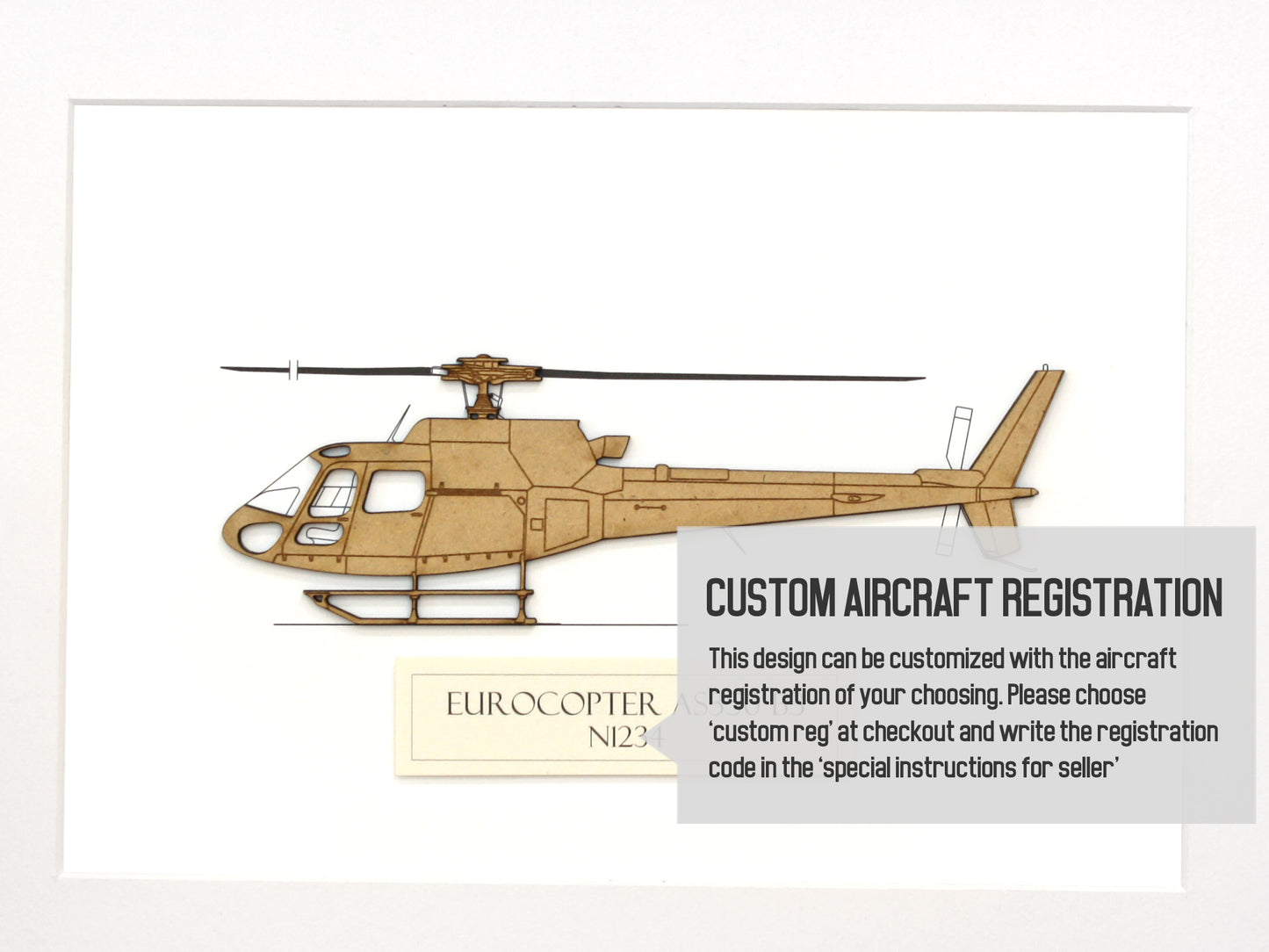 Eurocopter AS350 B3 helicopter art