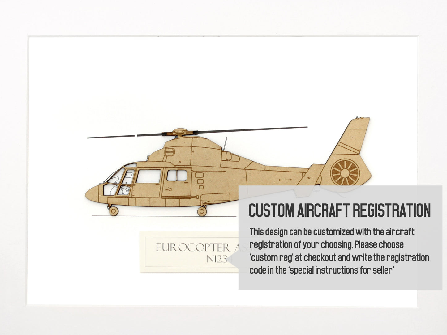 Eurocopter AS365 N2 helicopter art