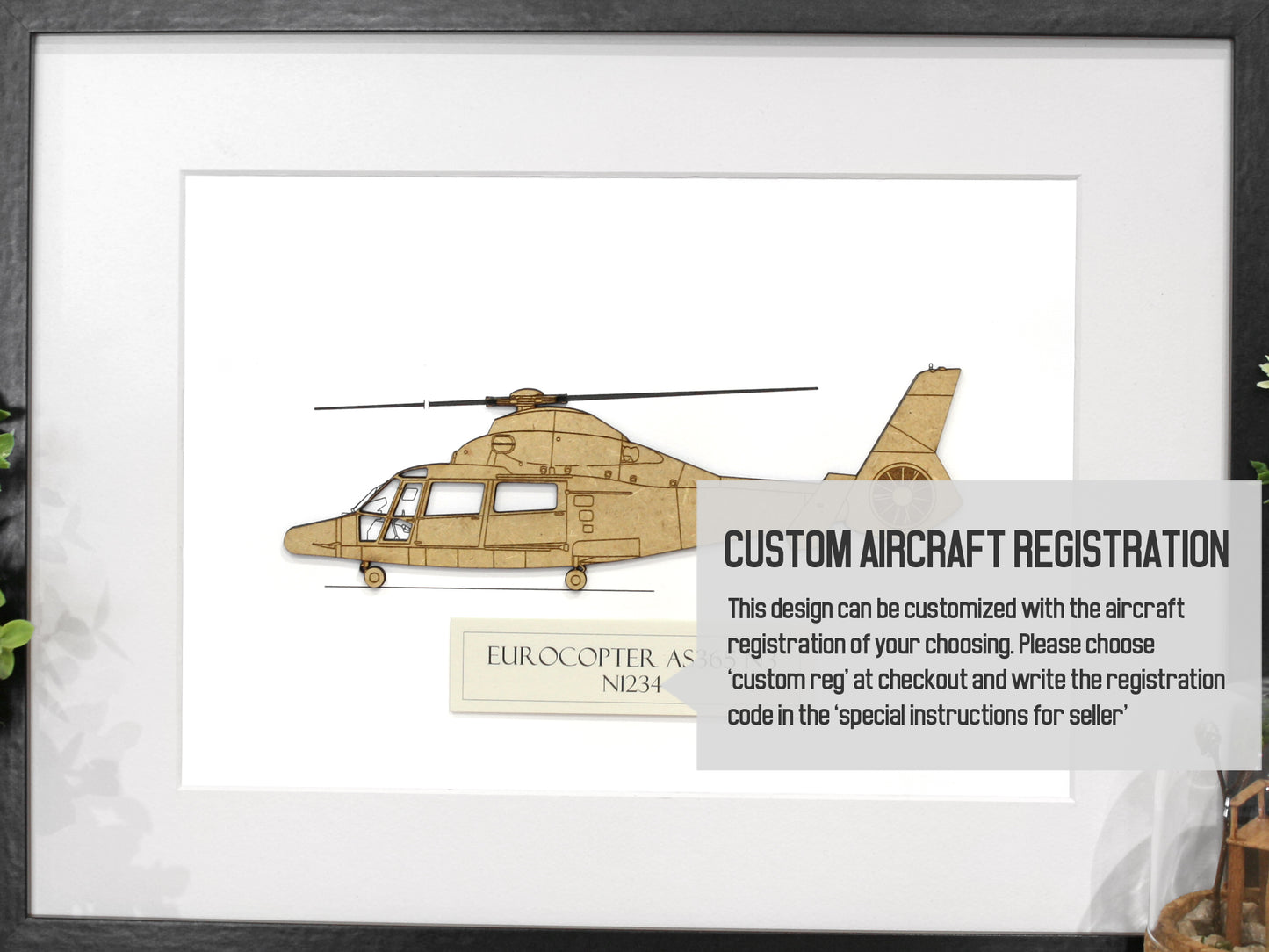 Eurocopter AS365 N3 helicopter art