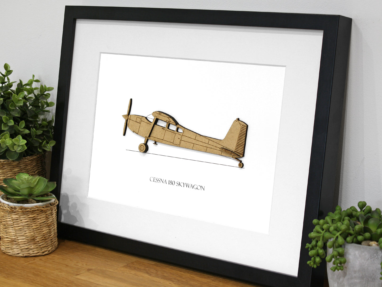 Cessna 180 Skywagon aviation art