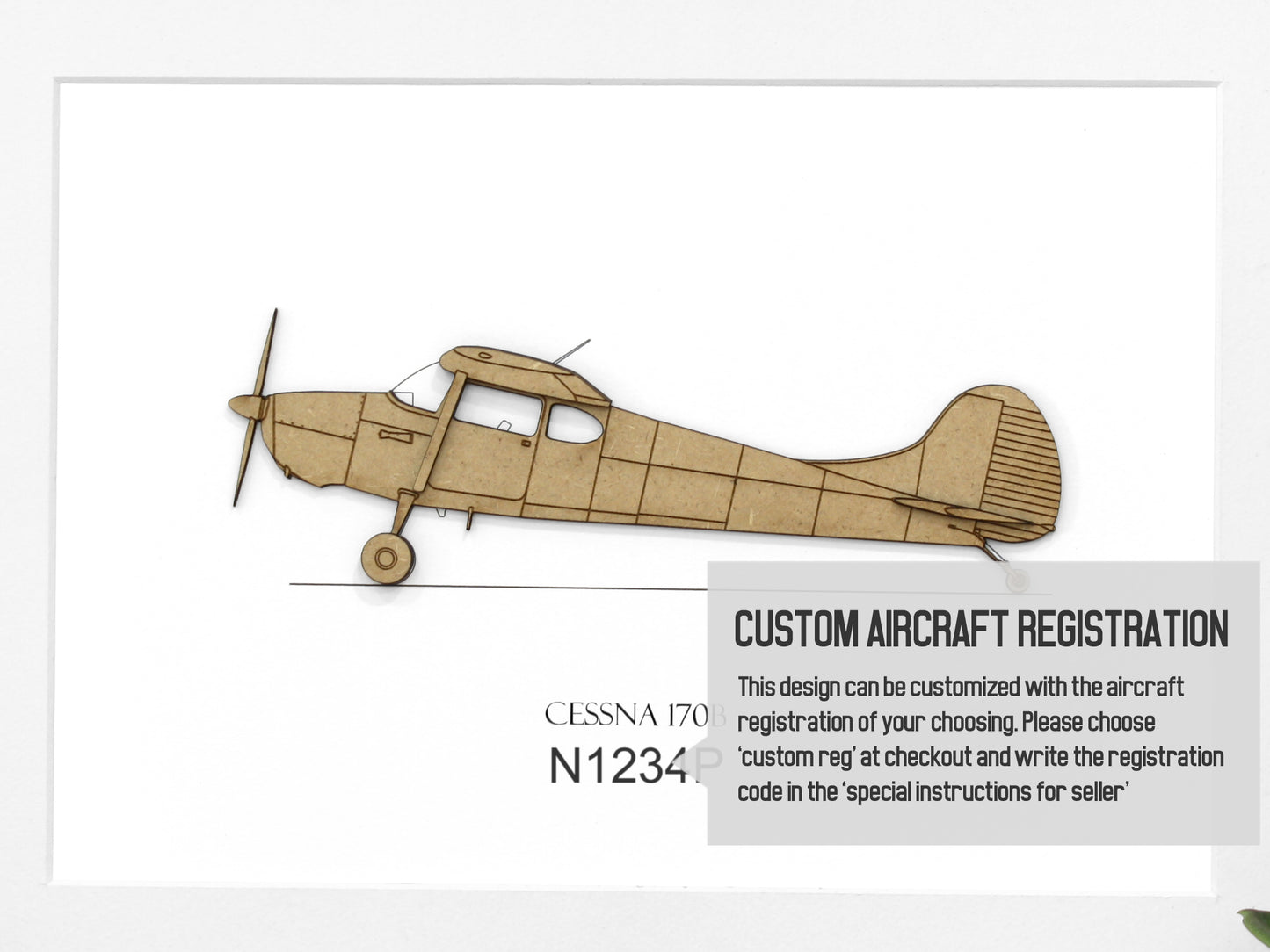 Cessna 170B custom aviation gifts