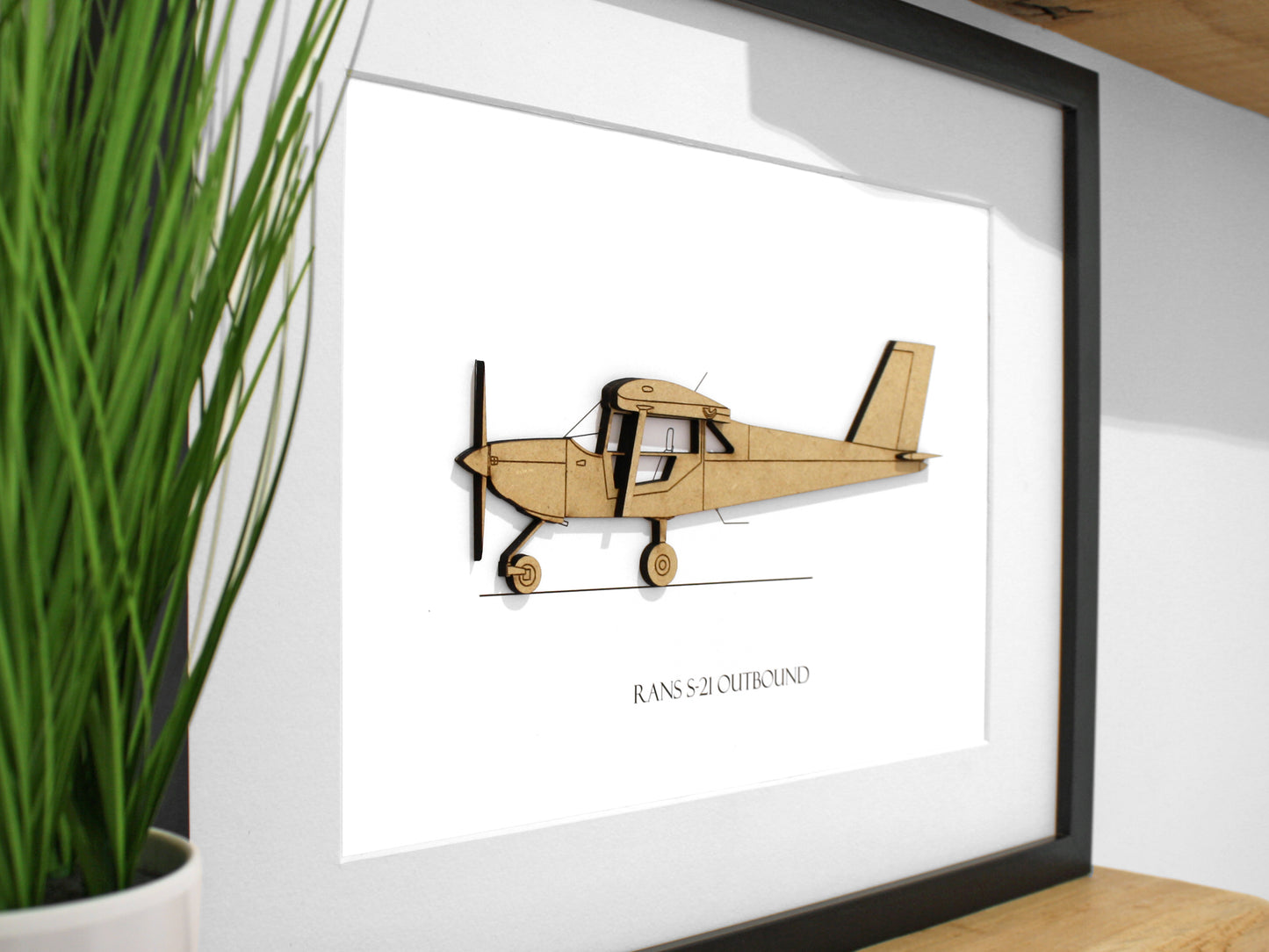Rans S-21 Outbound aviation art