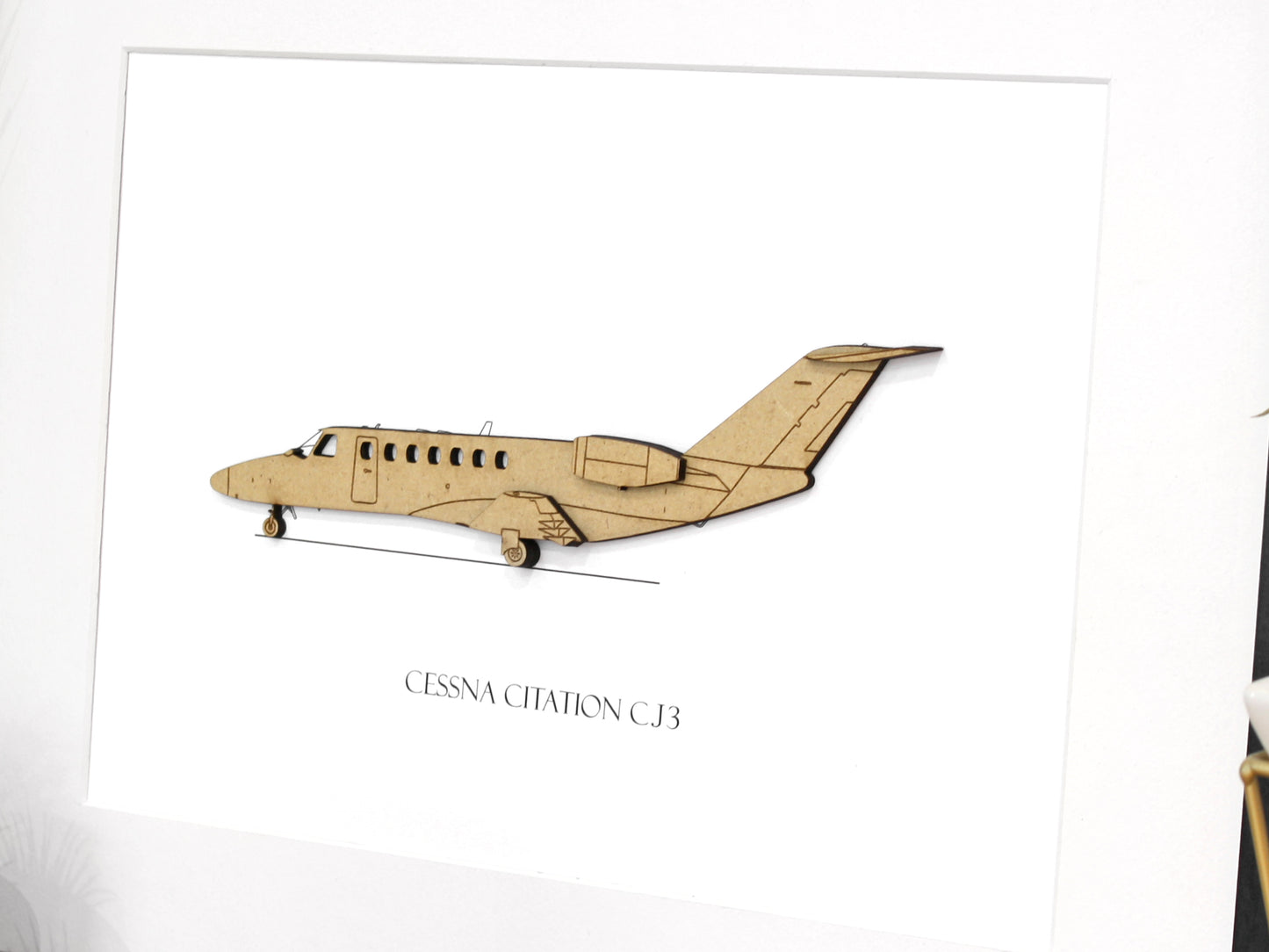 Cessna Citation CJ3 aviation art