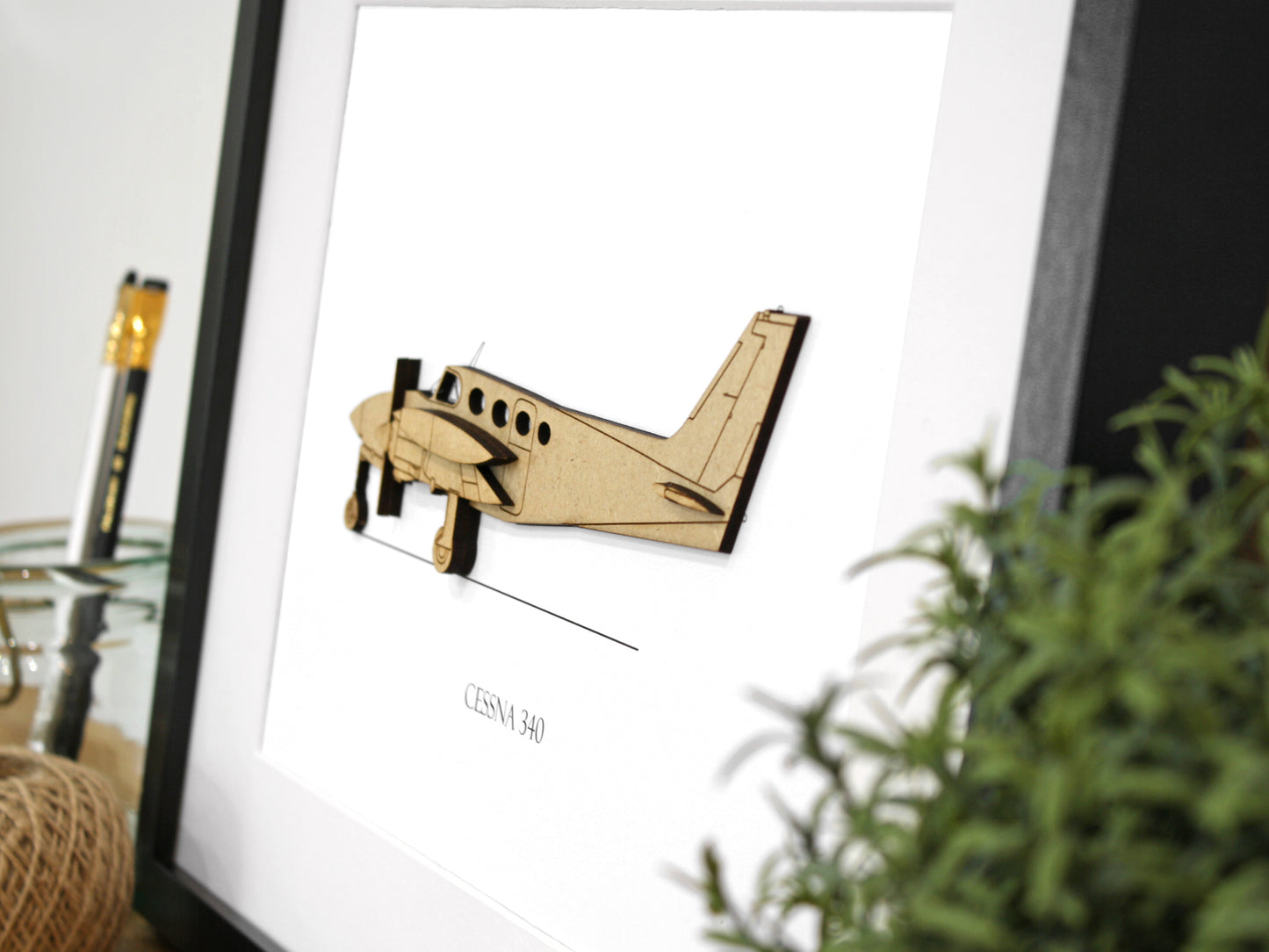 Cessna 340 Aviation Art