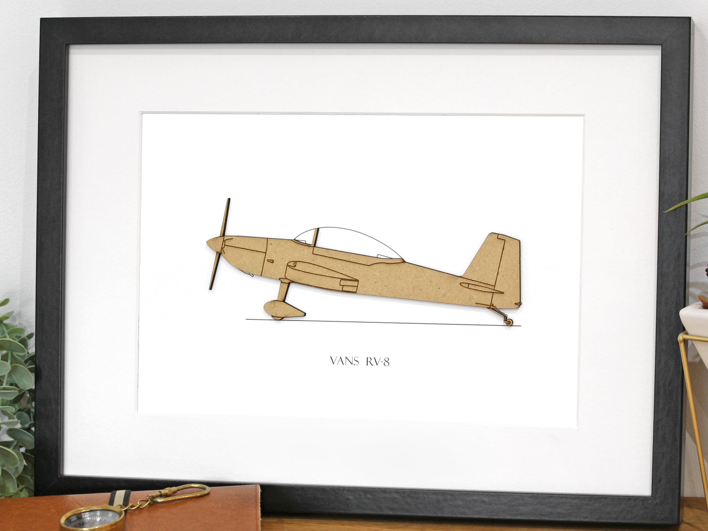Vans RV-8 aviation art