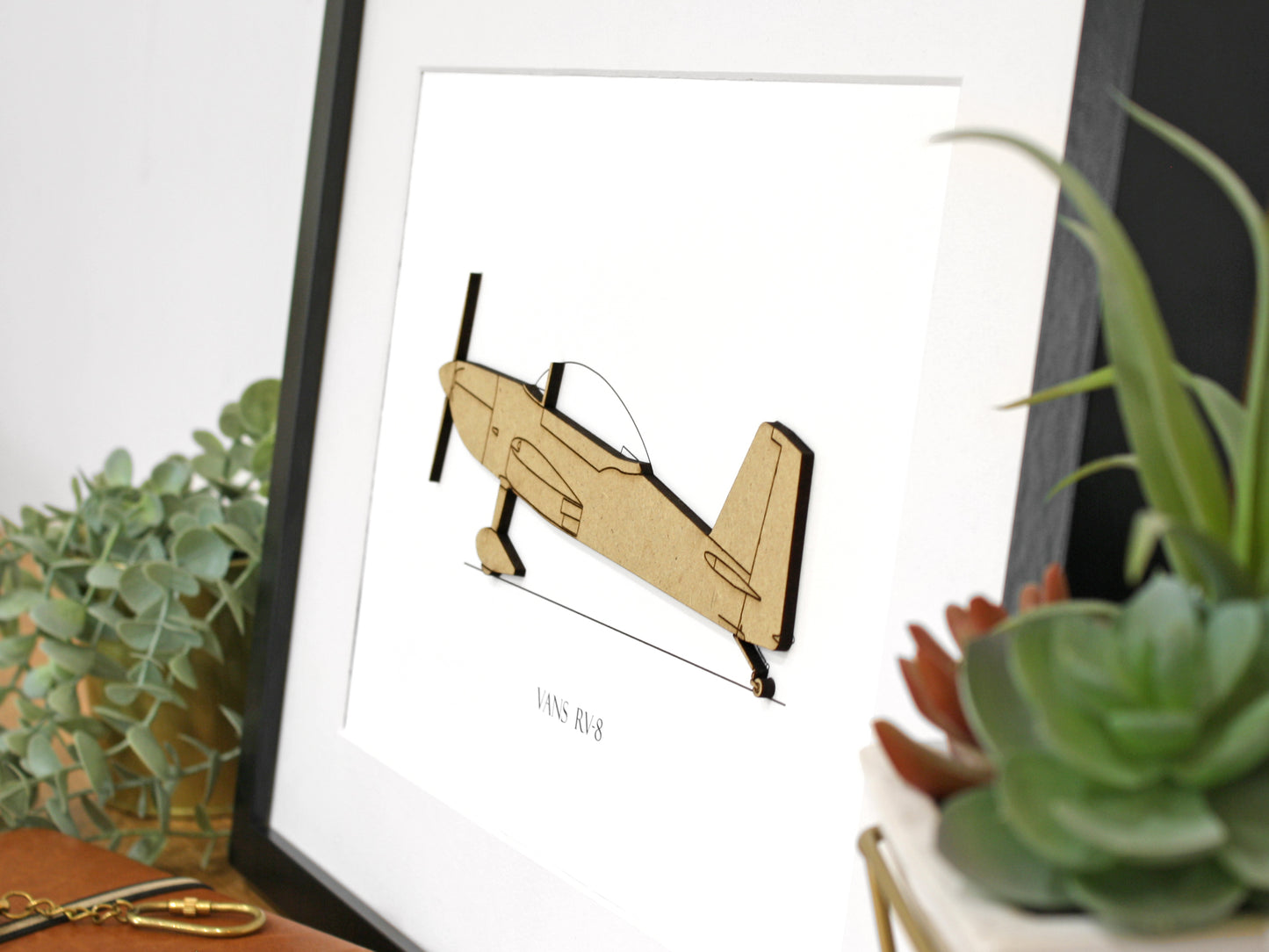Vans RV-8 aviation art