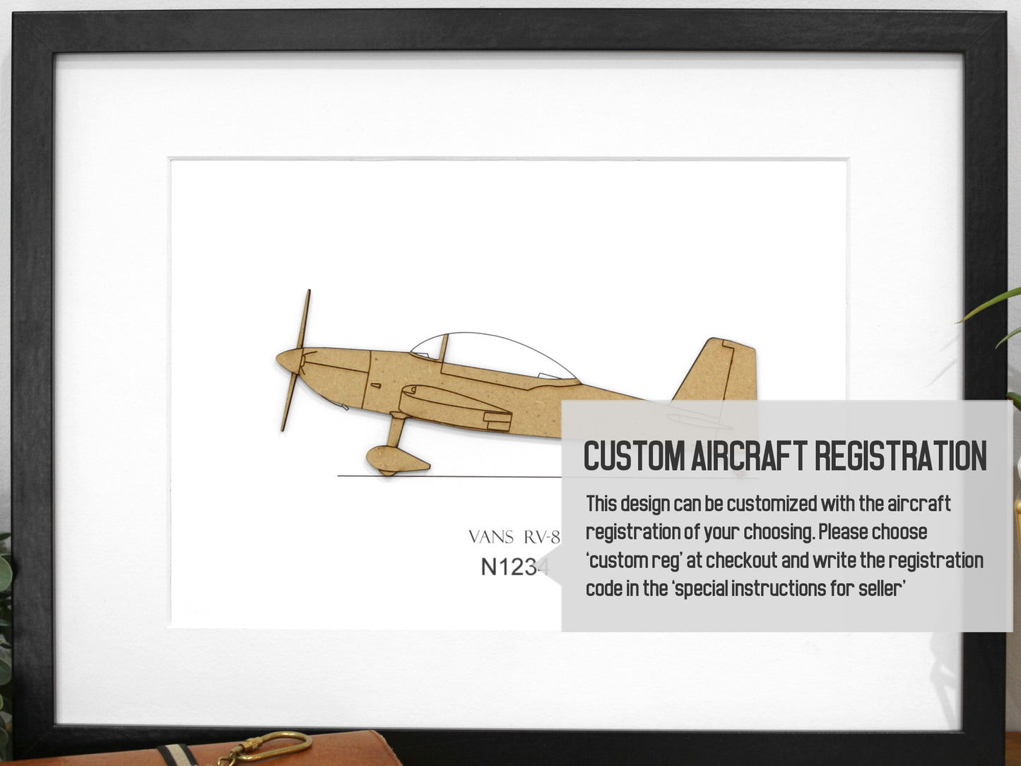 Vans RV-8 custom aviation gifts