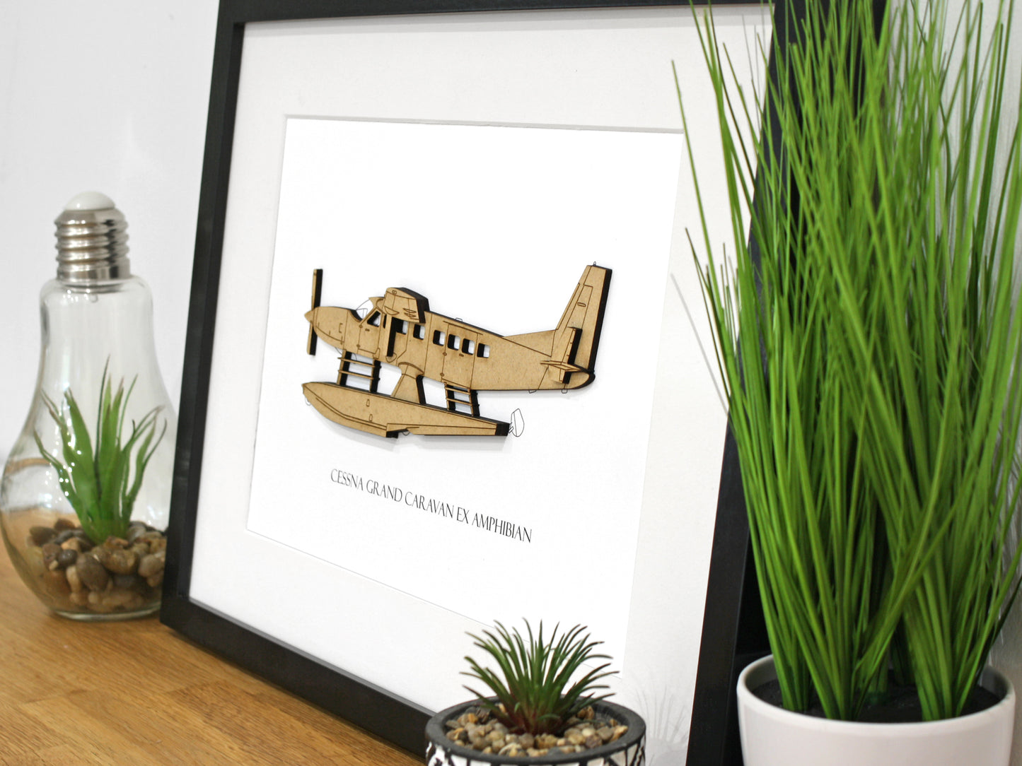 Cessna 208B floatplane aviation art