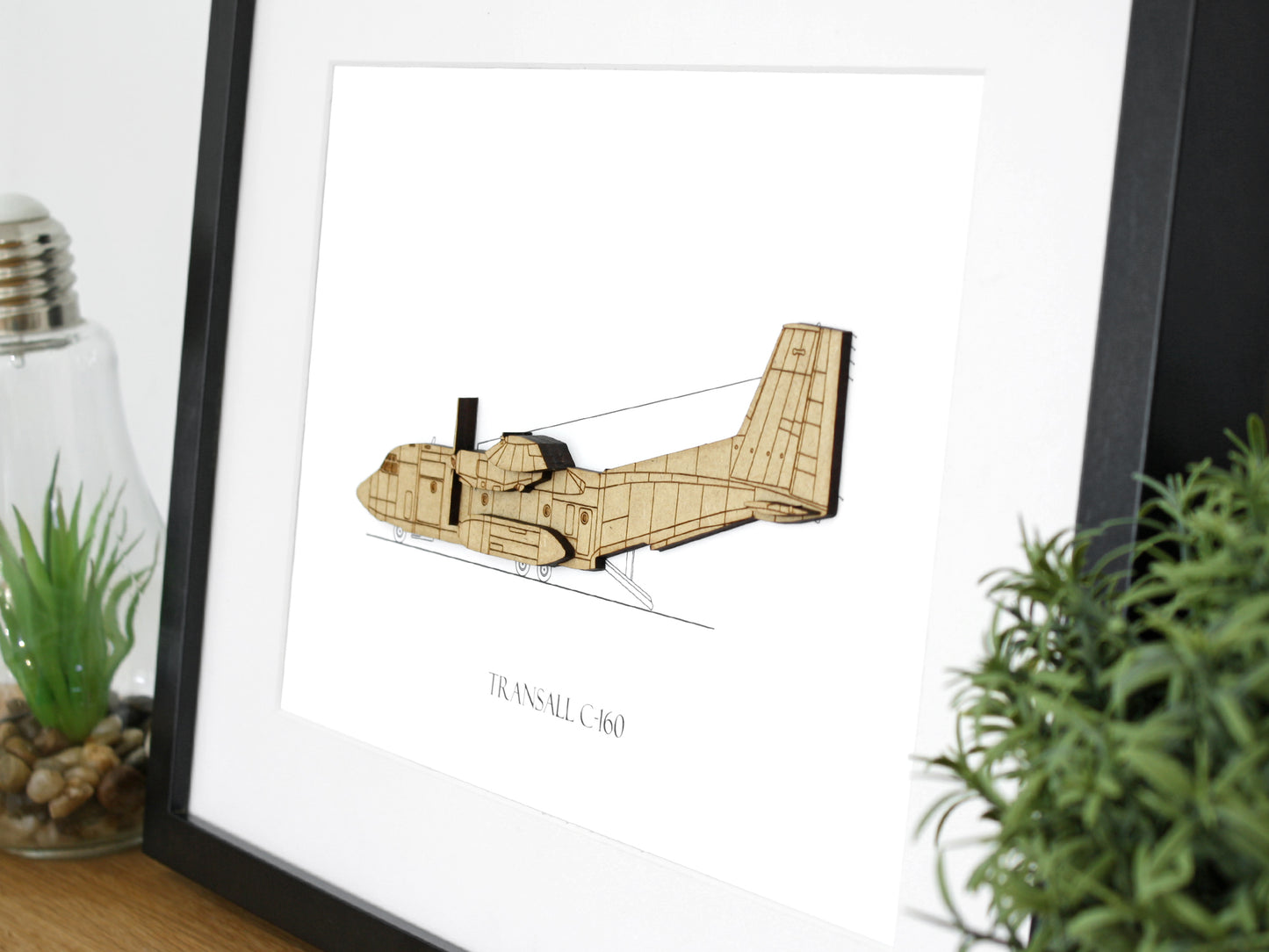Transall C-160 airplane art