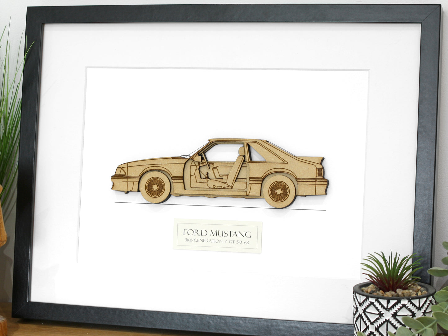 Ford Mustang GT 5.0 V8 Blueprint Art