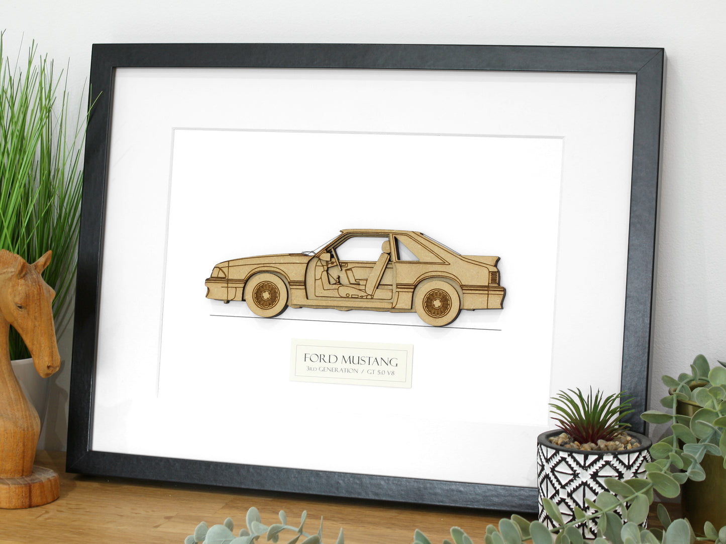 Ford Mustang GT 5.0 V8 Blueprint Art