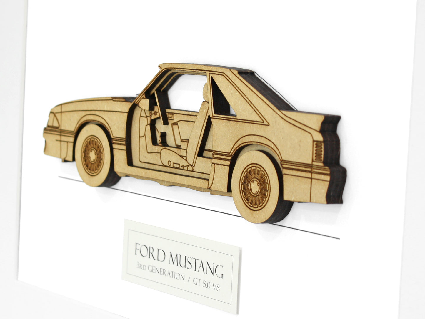 Ford Mustang GT 5.0 V8 Blueprint Art