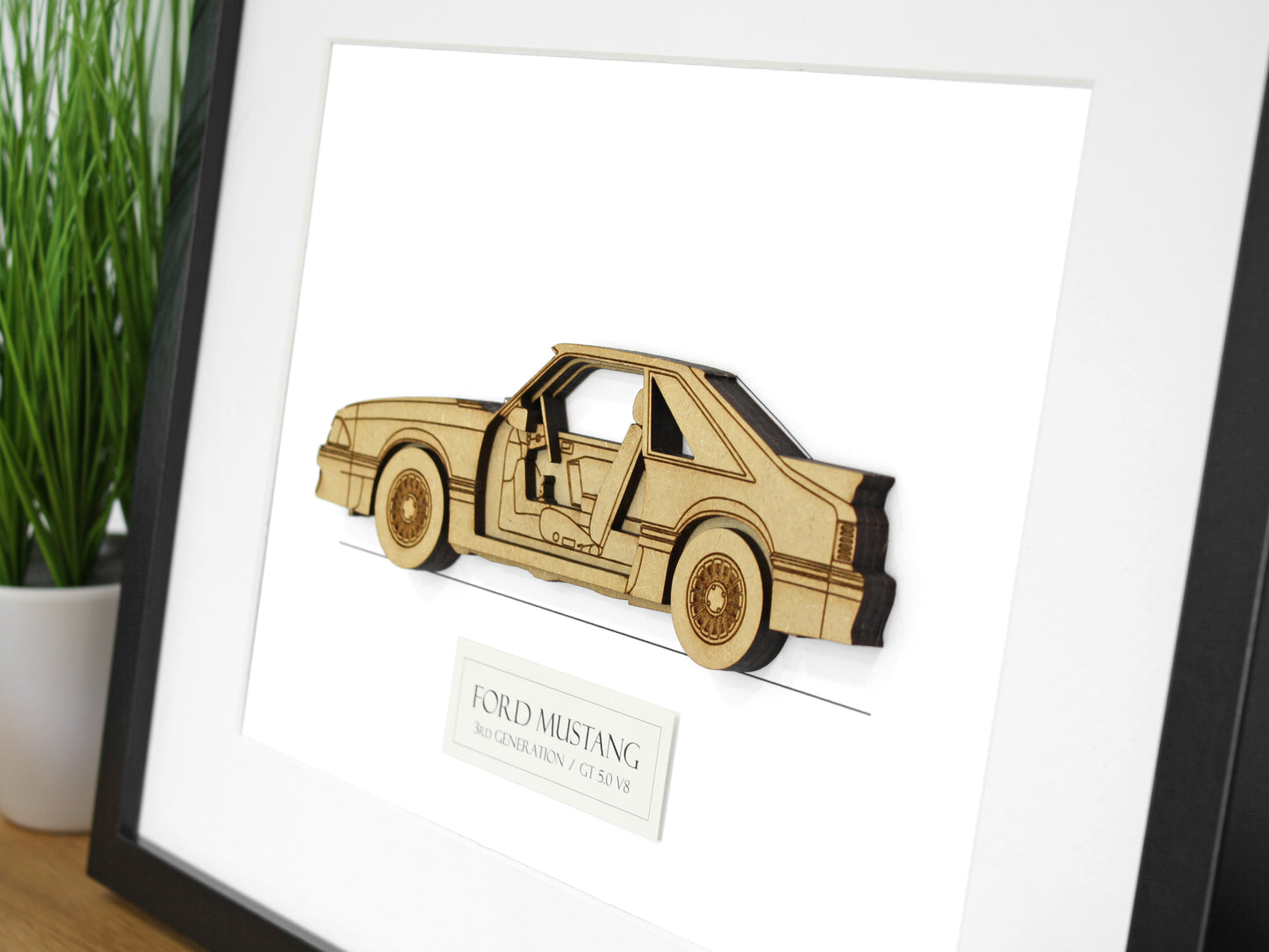 Ford Mustang GT 5.0 V8 Blueprint Art