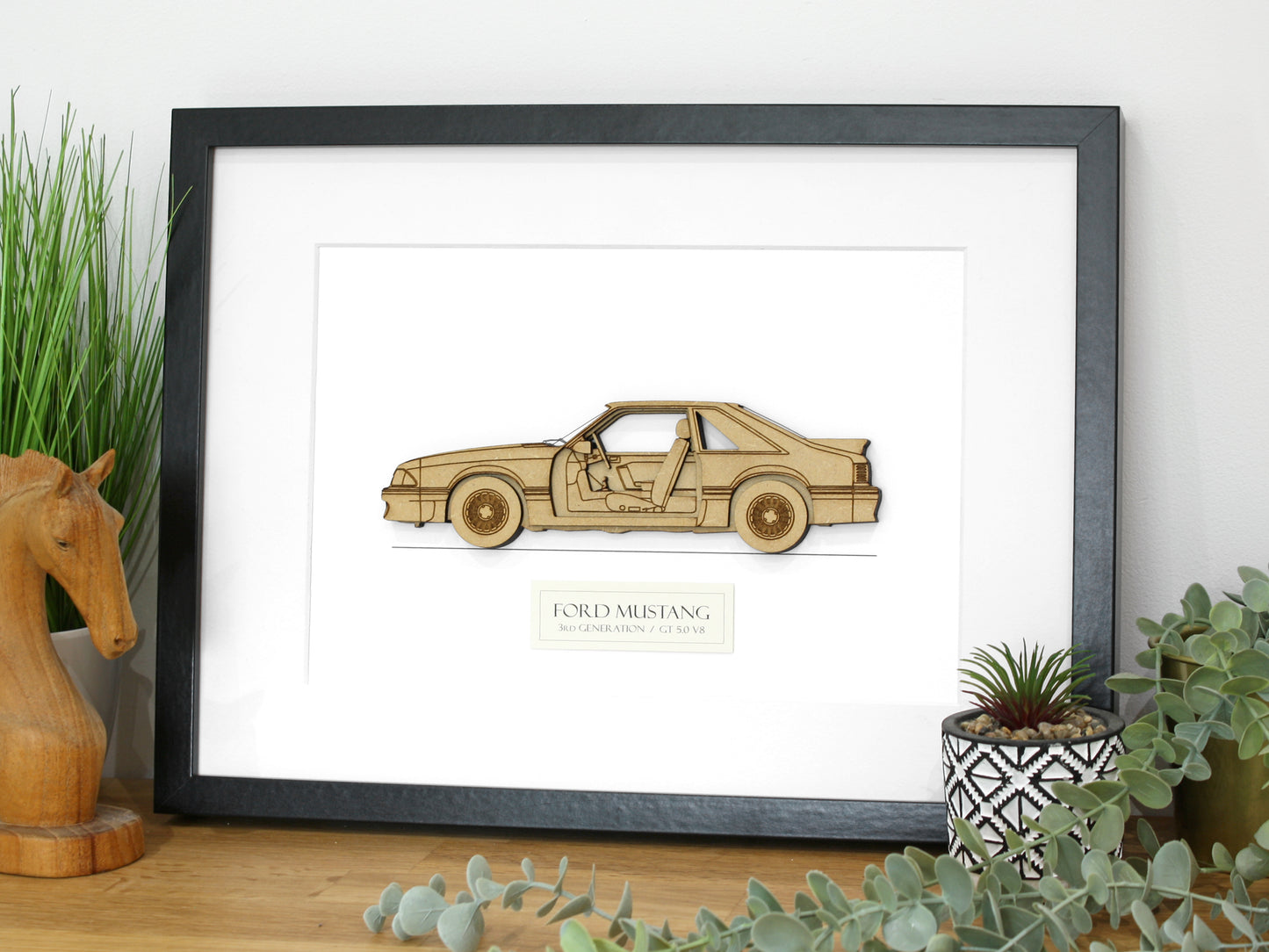 Ford Mustang GT 5.0 V8 Blueprint Art