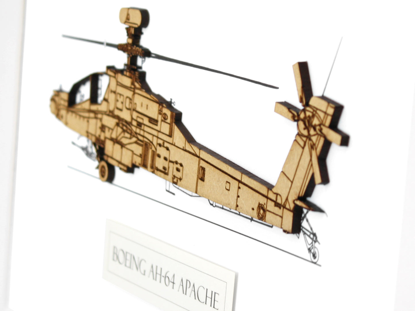 AH-64 Apache helicopter art