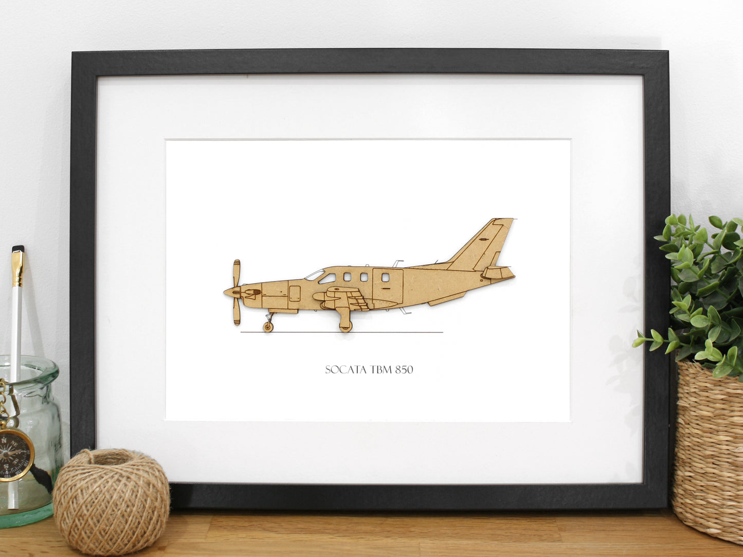 SOCATA TBM 850 aviation art