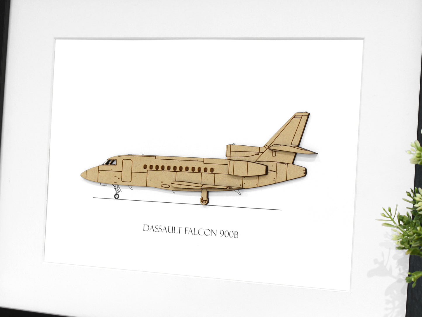 Dassault Falcon 900B aviation art