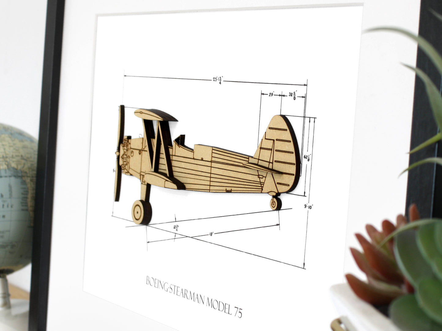 Stearman Model 75 biplane gifts