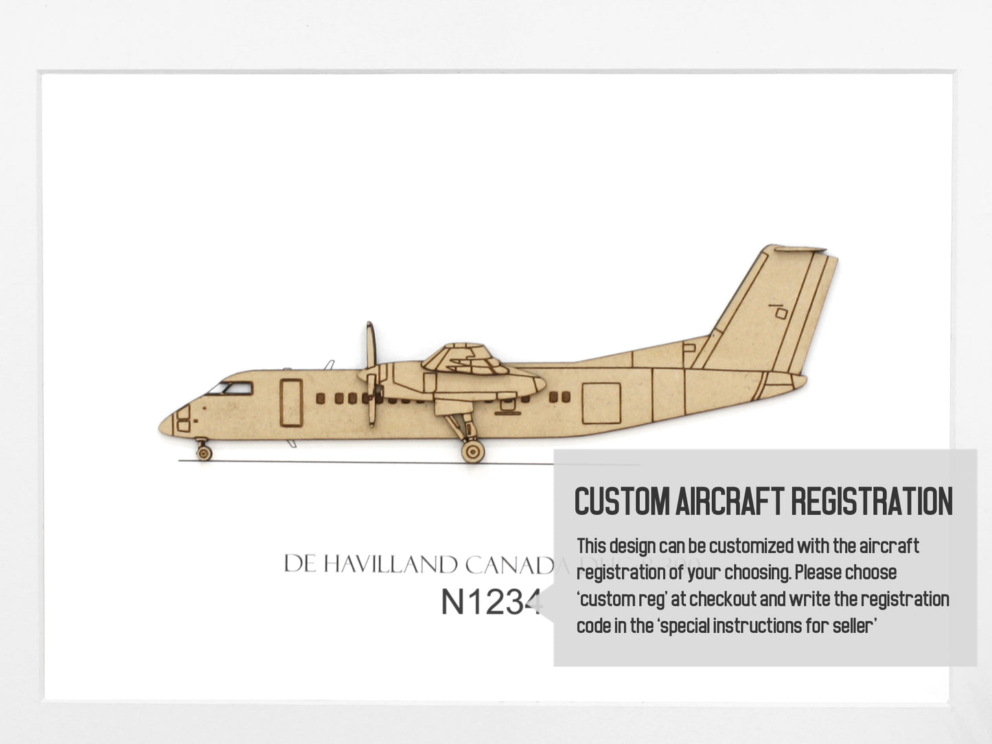 DHC-8-300 Dash 8 aviation art