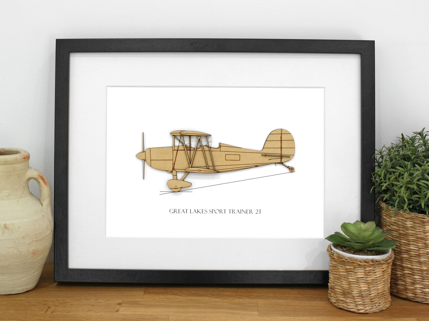 Great Lakes Sport Trainer 2T biplane art