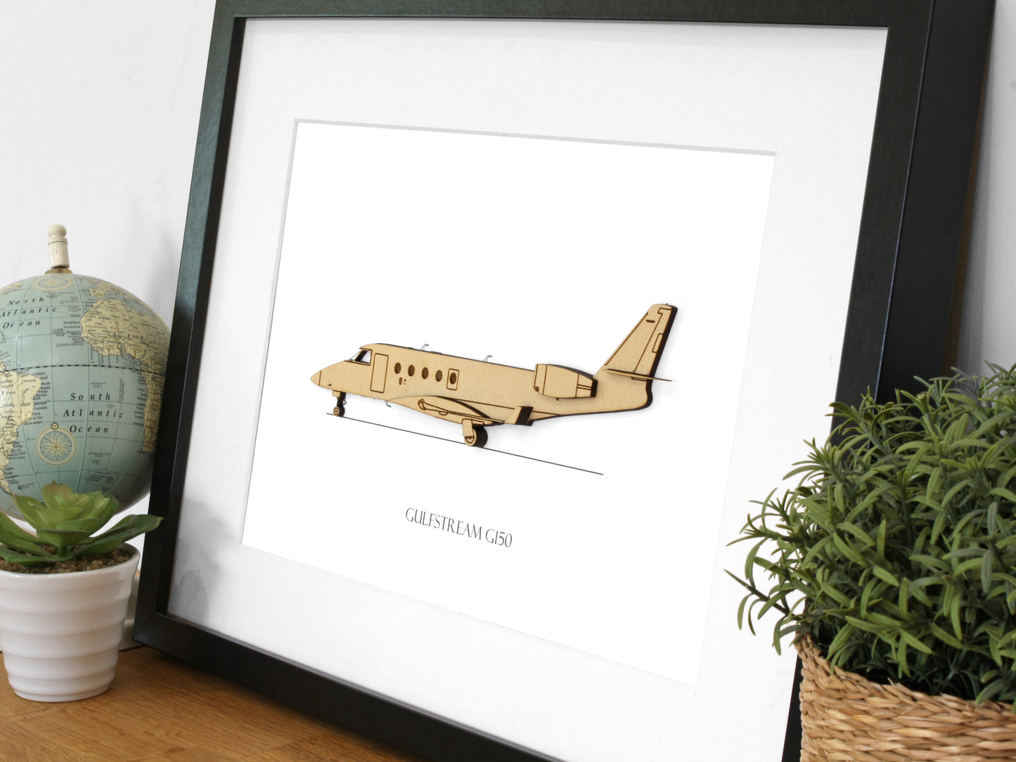 Gulfstream G150 blueprint art