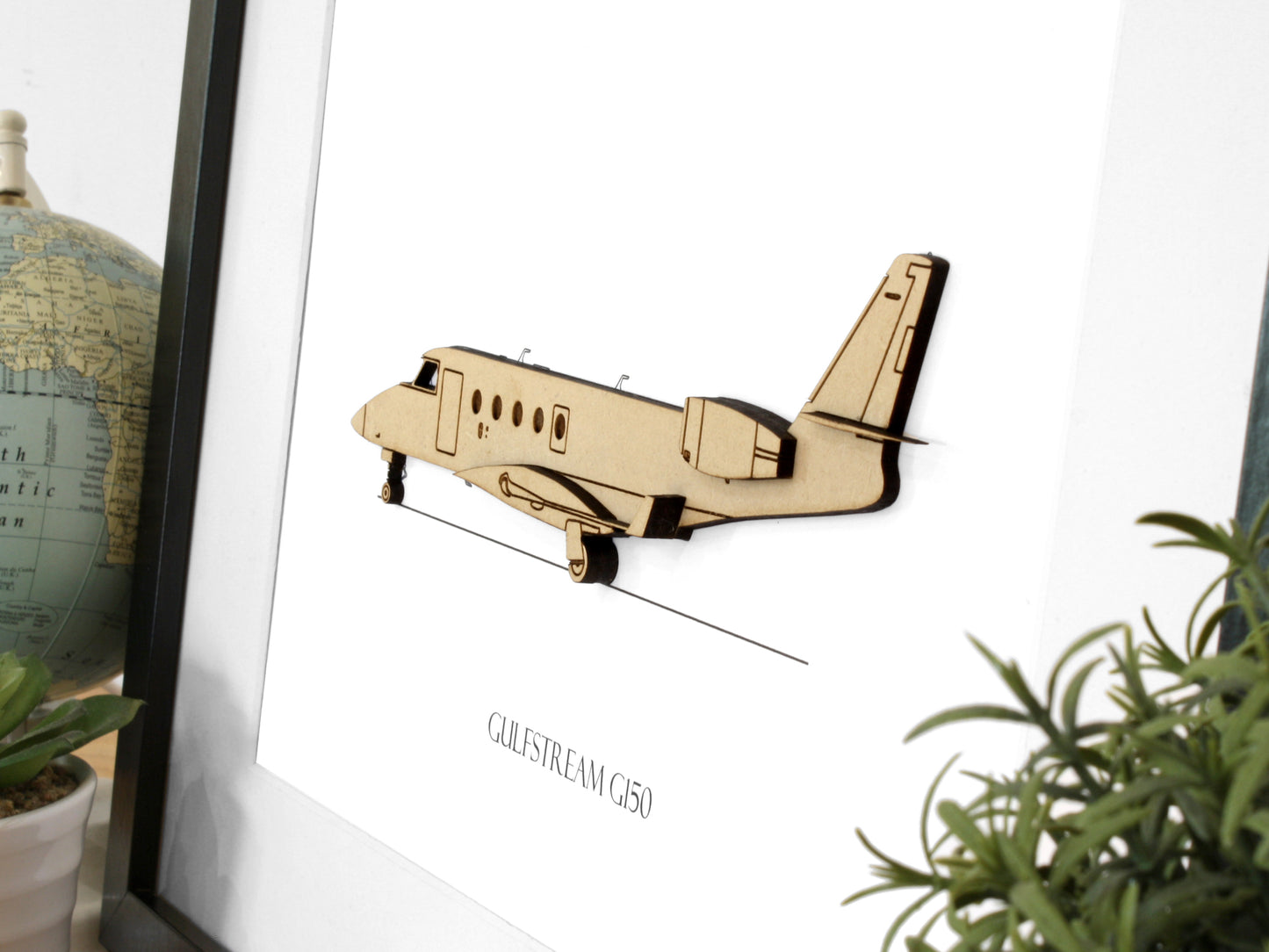 Gulfstream G150 aviation art
