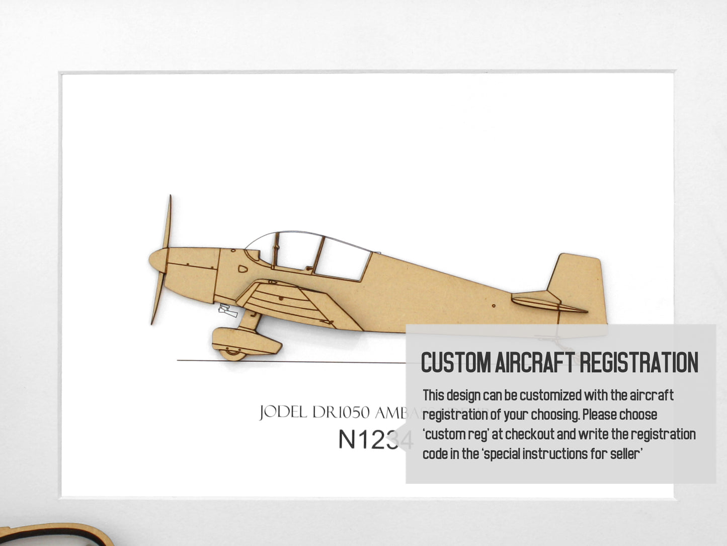 Jodel DR1050 Ambassadeur custom aviation art
