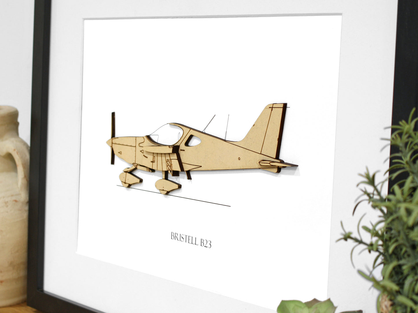 Bristell B23 aviation decor
