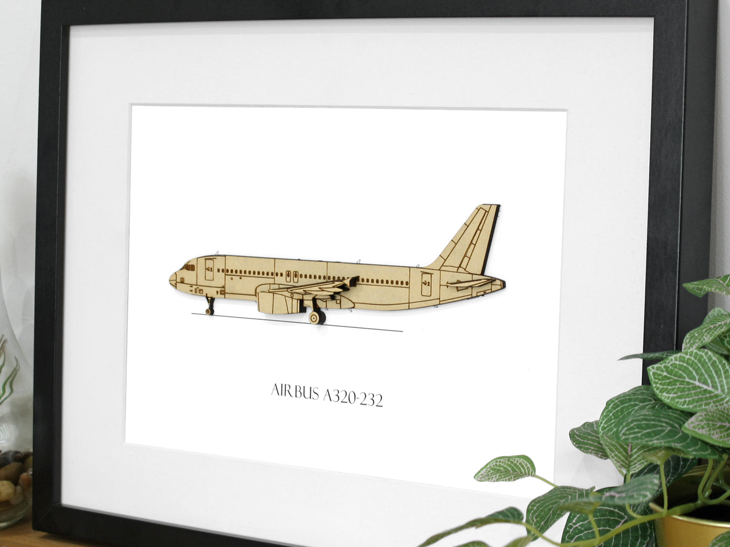 Airbus A320-232 aviation art