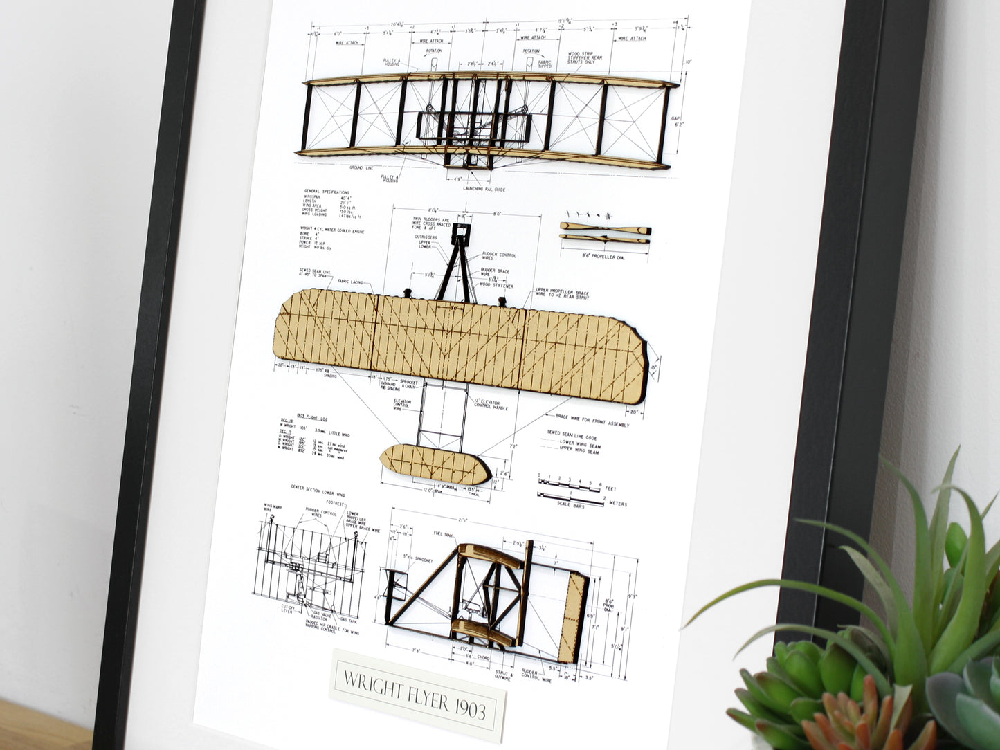Wright Flyer aviation art