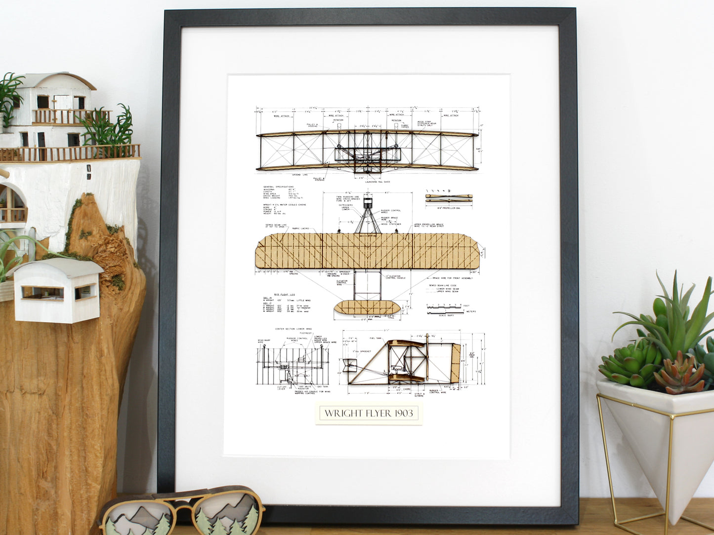 Aviation decor Wright Flyer