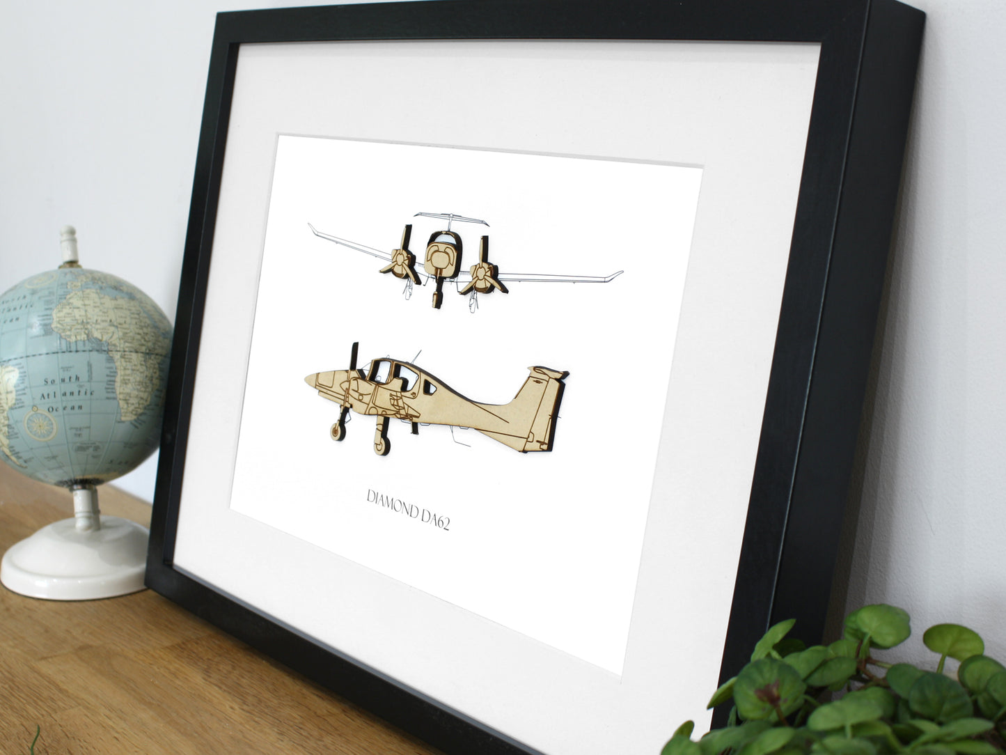 Diamond DA62 aircraft art