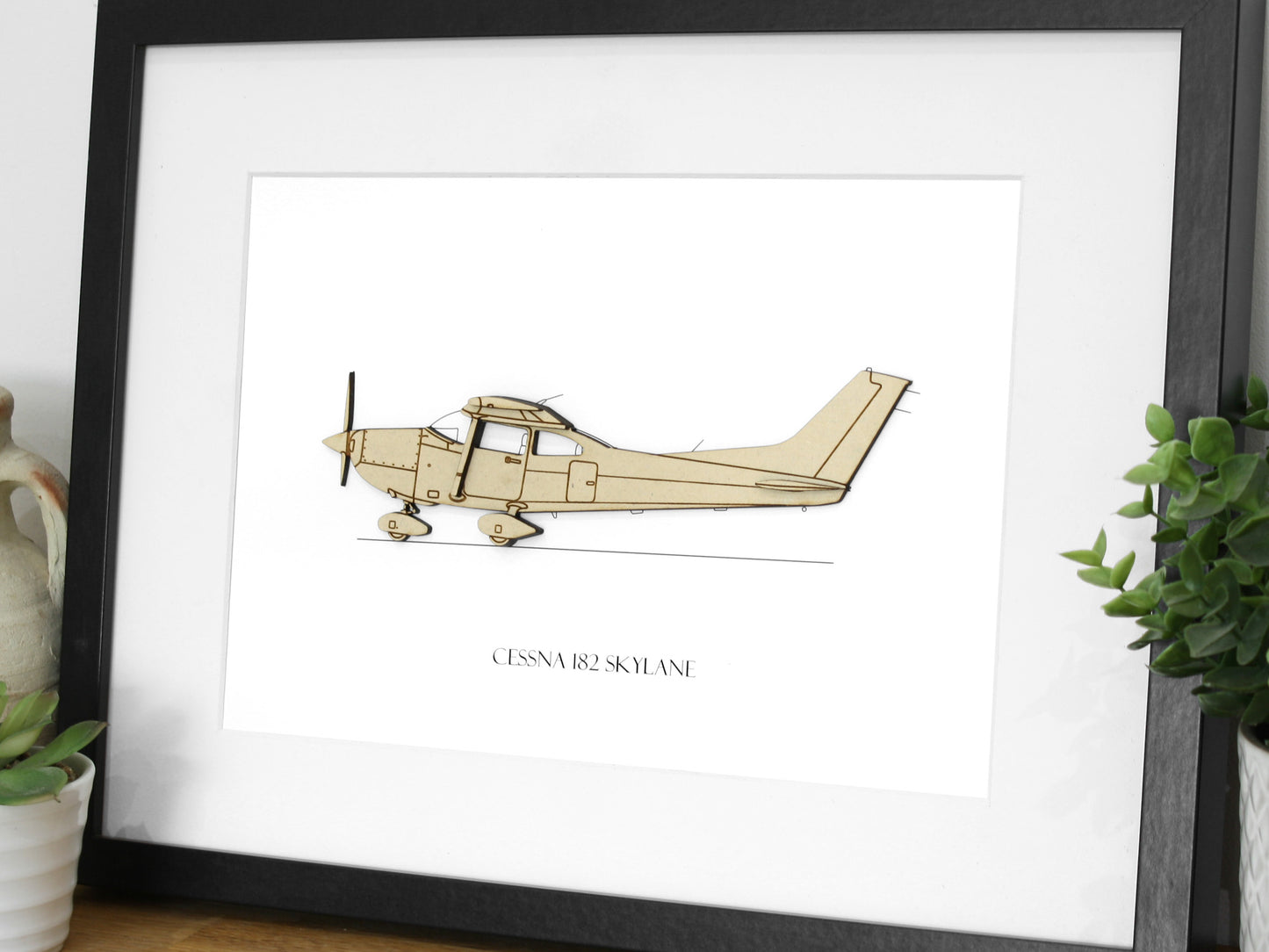 Cessna 182 Skylane aviation art