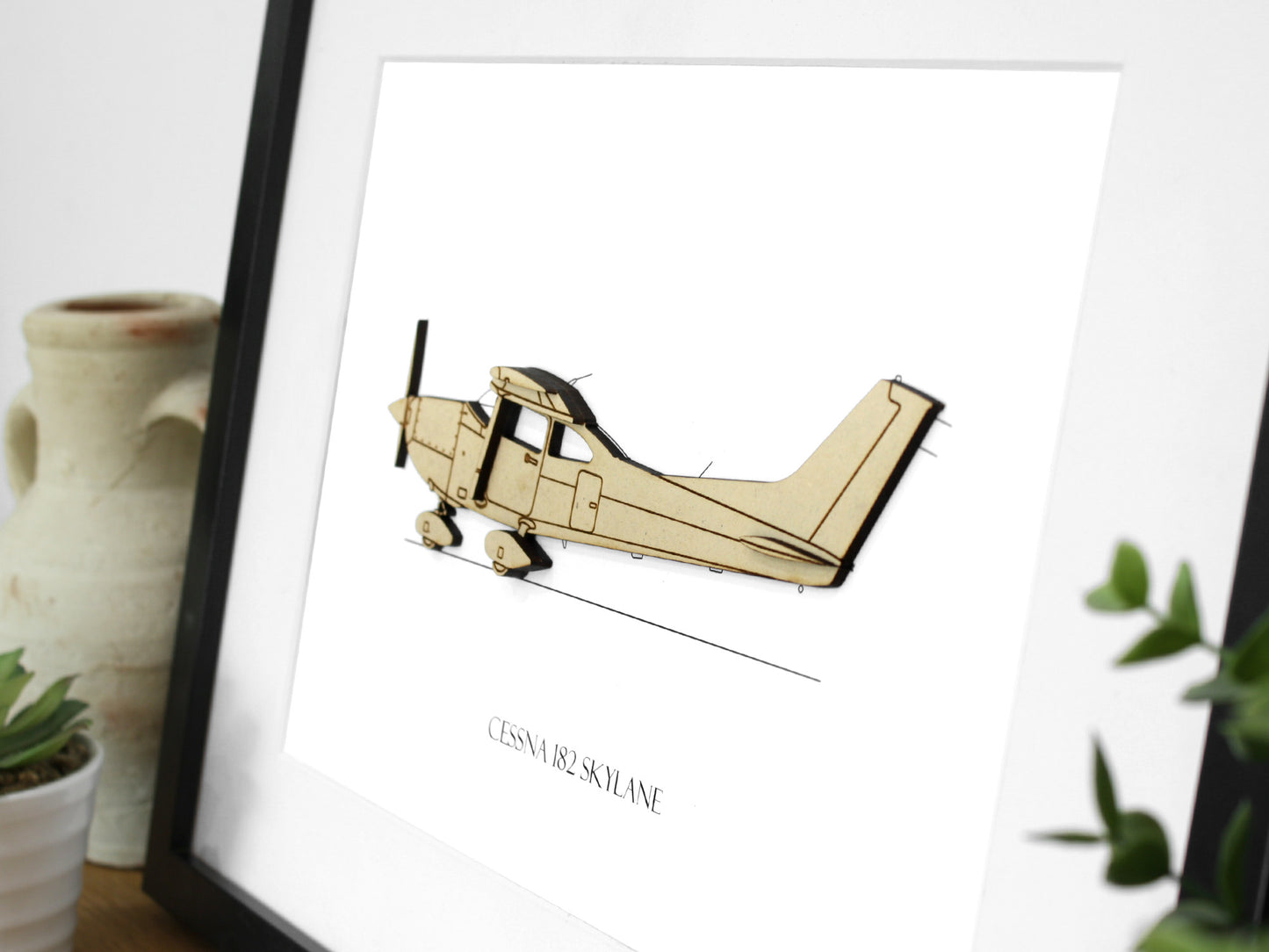 Cessna 182 Skylane aviation art