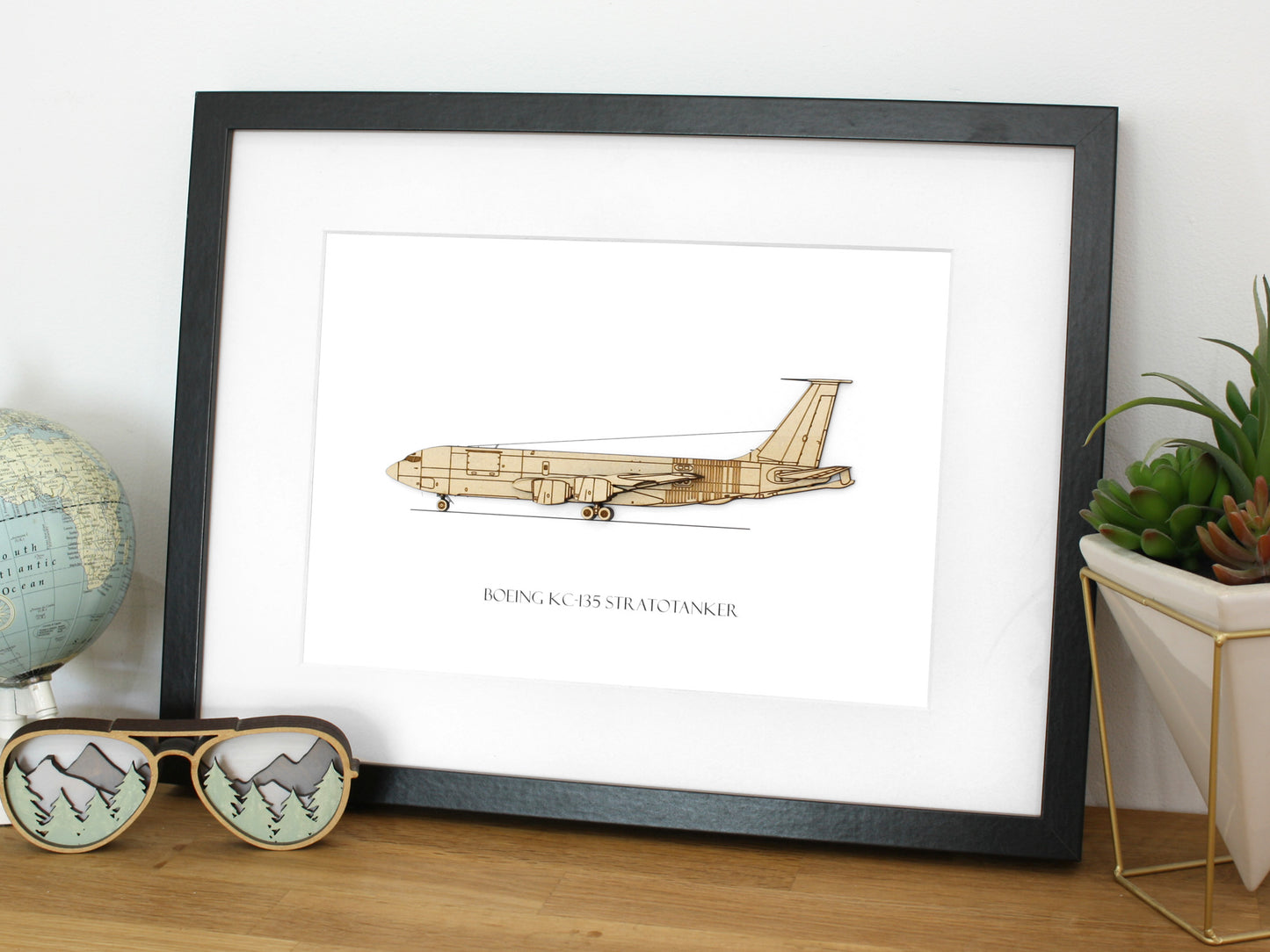 KC135 Stratotanker blueprint art