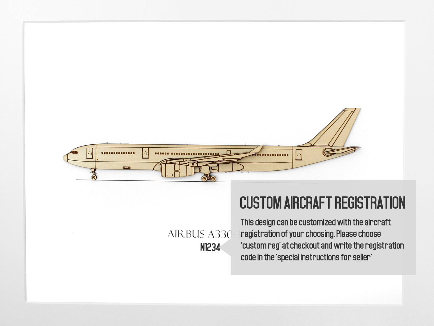 Airbus A330-300 aviation art