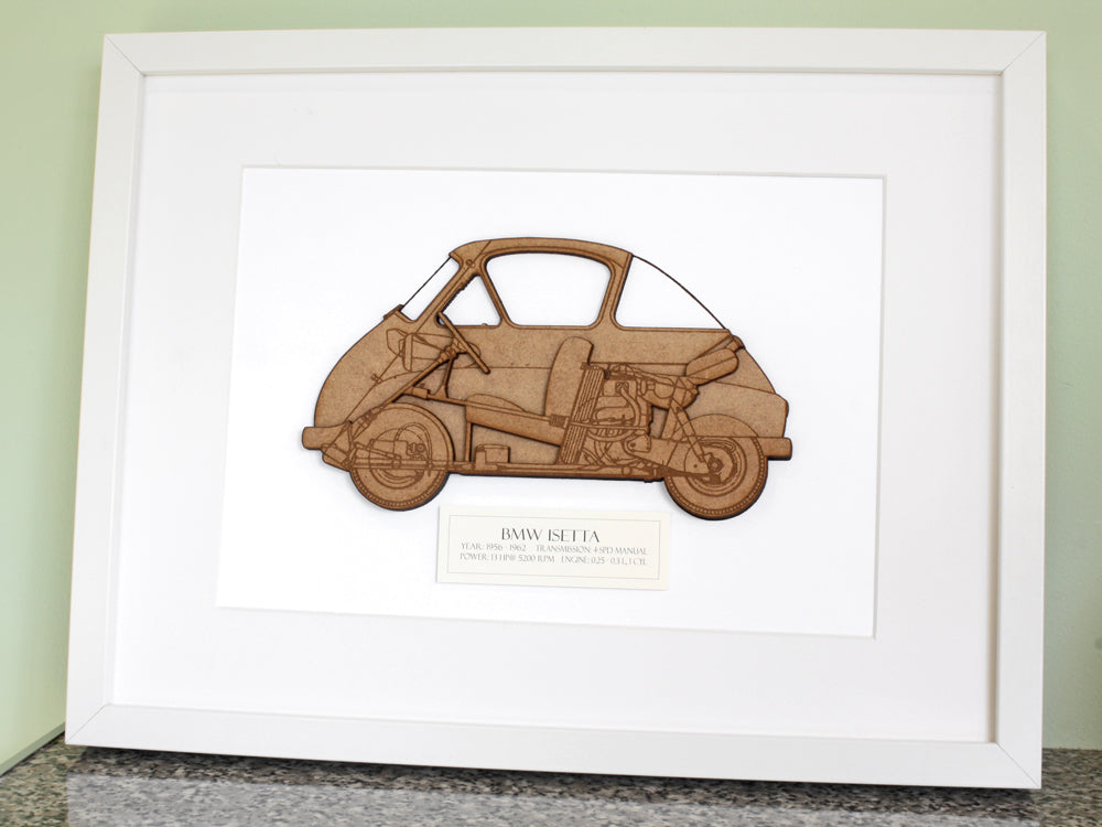 BMW Isetta wall art