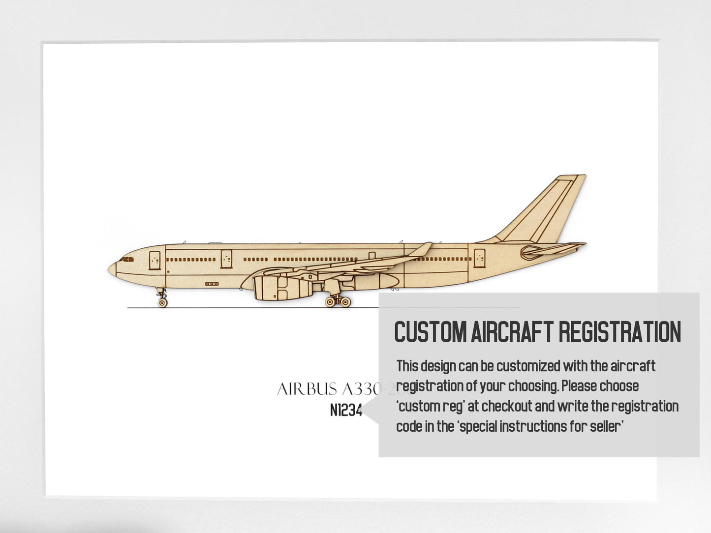 Airbus A330-200 aviation art