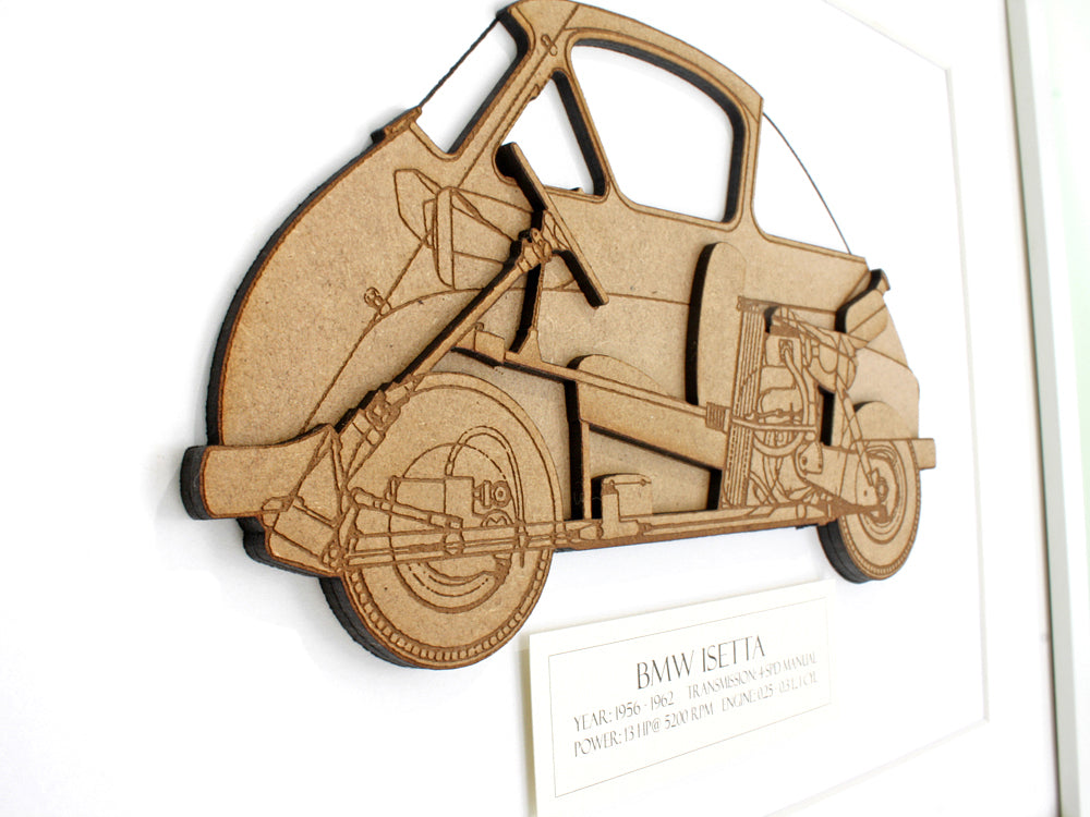 BMW Isetta wall art
