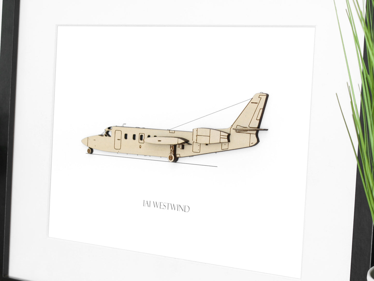 IAI Westwind blueprint art