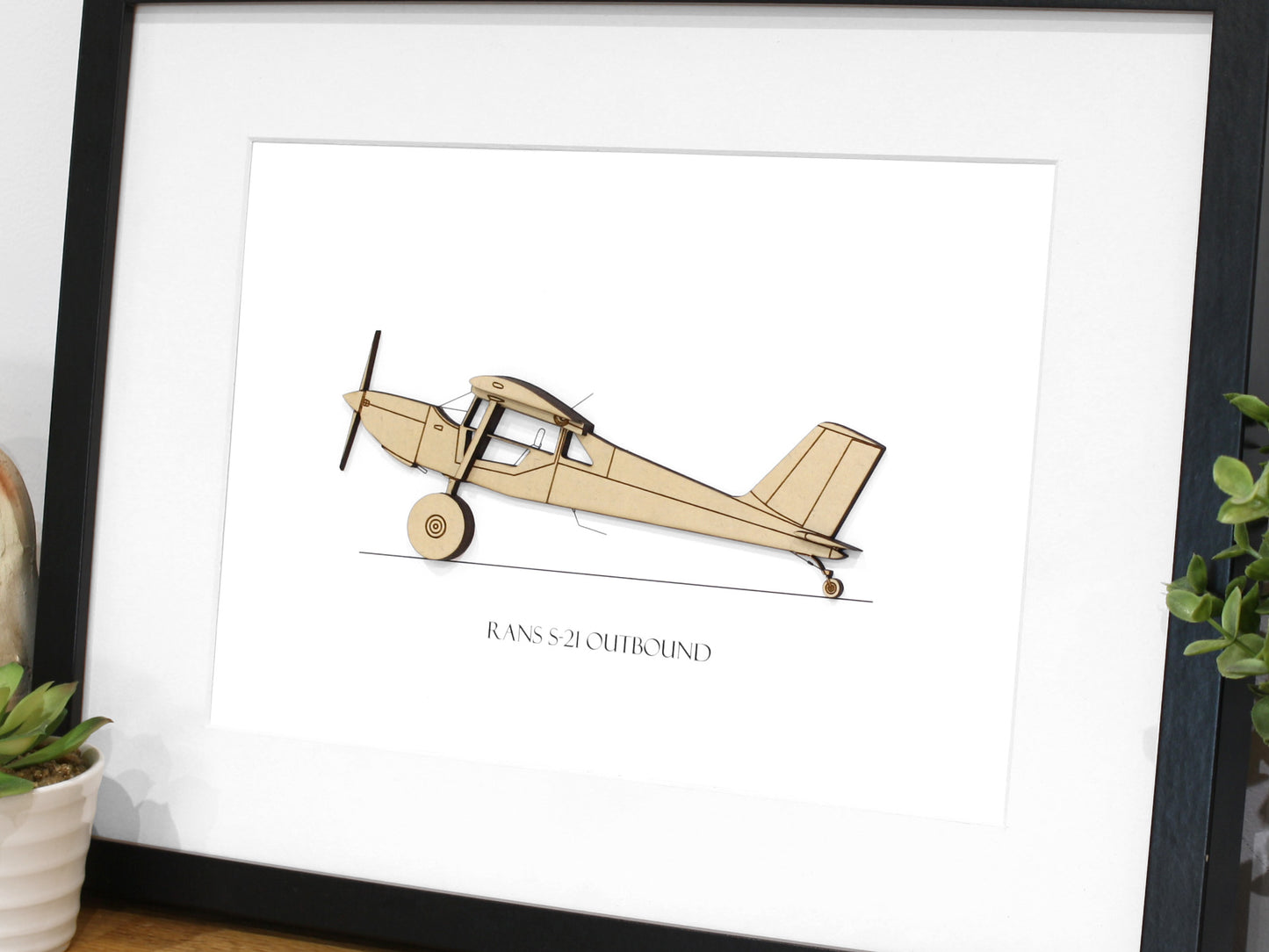 Rans S-21 Outbound taildragger aviation art